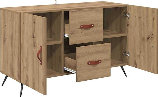 Μπουφές από Ξύλο & Μέταλλο Oak 100x36x60cm