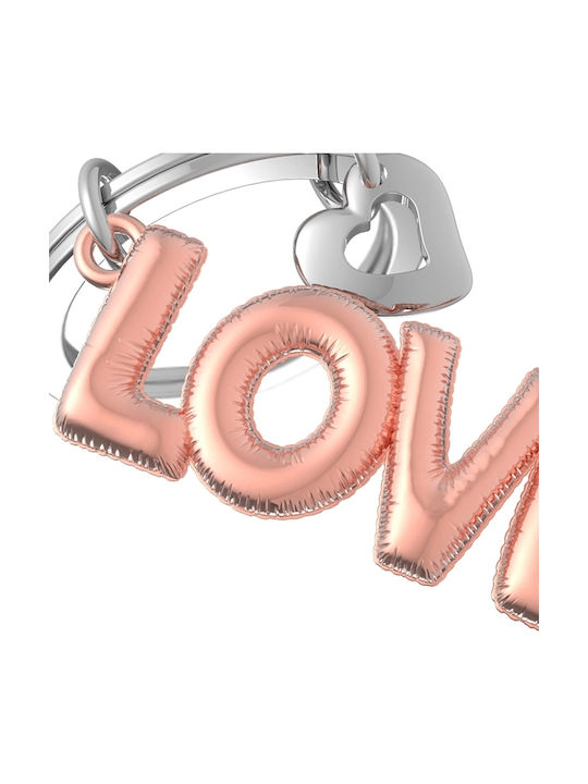 Breloc Love Balloon Letters Rose Gold Mtm310-01