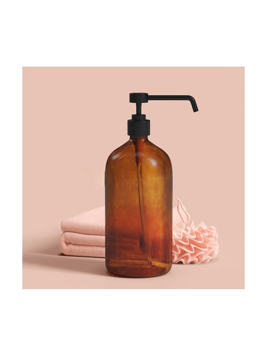 5Five Soap Dispenser Dispenser Glass Brown 1000ml