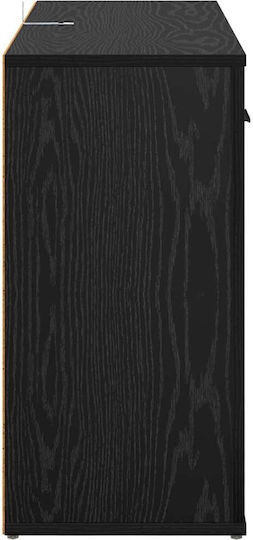 Мебели за съхранение дървен с чекмеджета Black Beech 100x30x59.5см