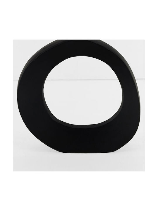 InTheBox Decorative Vase Abstract Circle Black 25.5cm