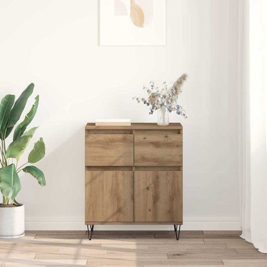 Μπουφές από Ξύλο & Μέταλλο με Συρτάρια 60x35x70cm Μπουφές από Ξύλο & Μέταλλο με Συρτάρια 60x35x70cm