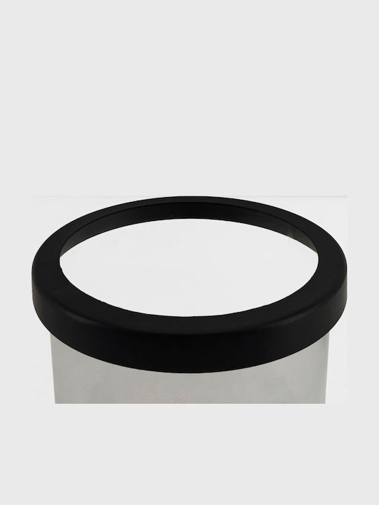 InTheBox Titul Candle Holder Aluminum Αλουμινένιο in Black Color 14x14x14cm 1pcs