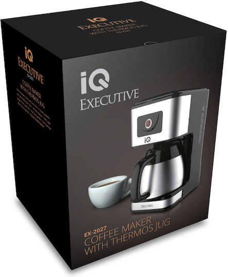 IQ Executive Mașină de cafea cu filtru 900W Argint