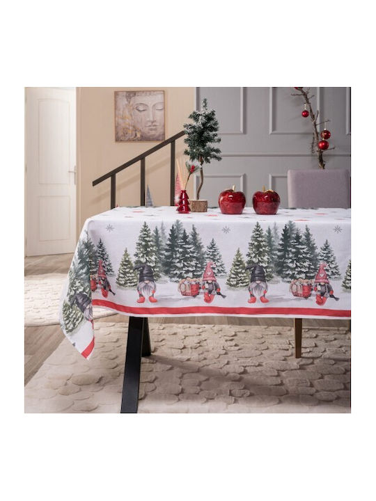 Teoran Weihnachtlich Tischtuch Stoff L140xB140cm.