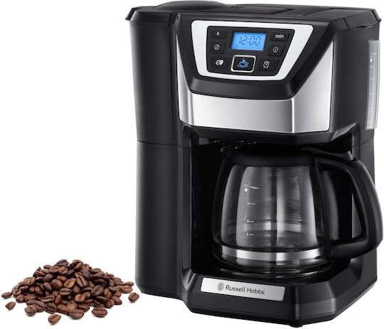 Russell Hobbs Grind & Brew Προγραμματιζόμενη Καφετιέρα Φίλτρου 1025W