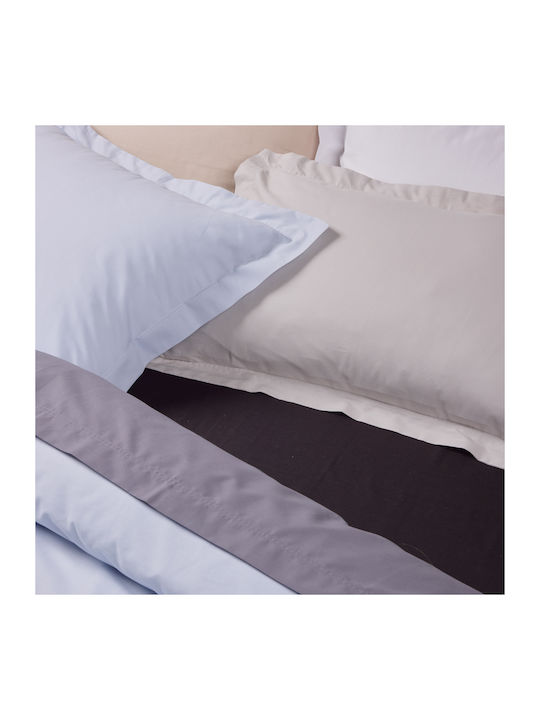 Das Home Bettlaken Semi-Doppel mit Gummiband 120x200+35cm. 1018 Gray