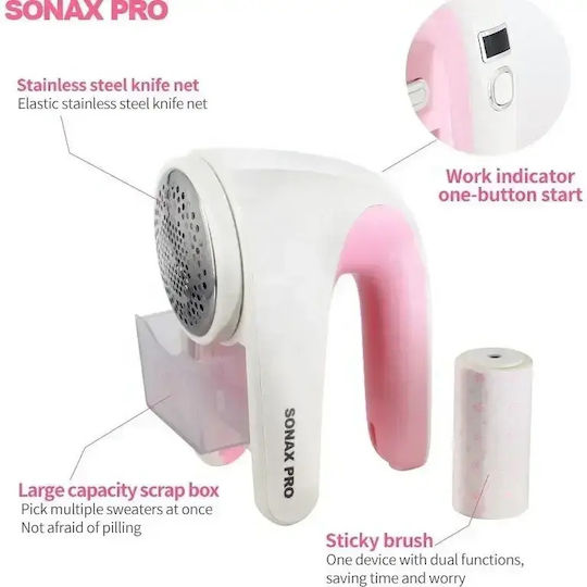 Sonax Pro Fusselrasierer Rosa