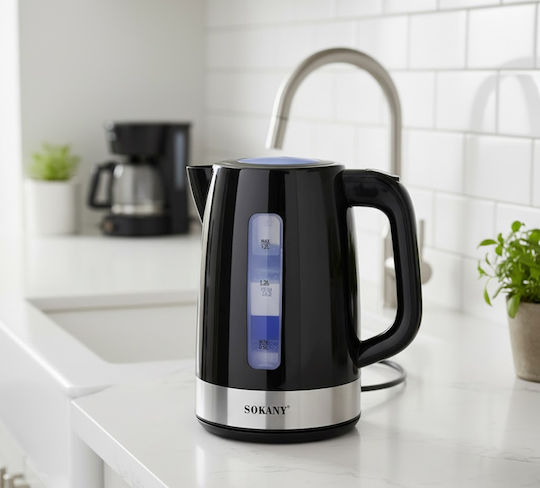 Sokany Kettle 1.7lt 2200W Black