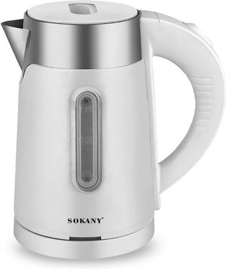 Sokany SK-0808 Βραστήρας 1lt 1200W Λευκός