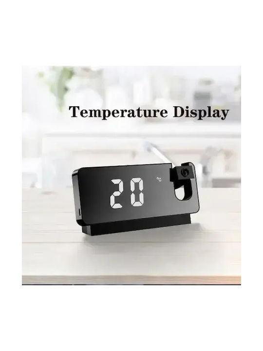 ForHome Tabletop Digital LED Clock with Alarm Multicolour GB-23406