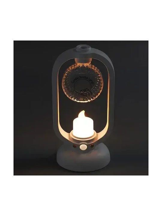Candle Light Led Συσκευή Αρωματοθεραπείας Λευκή 50ml GET-ZL-5-WHITE-OEM