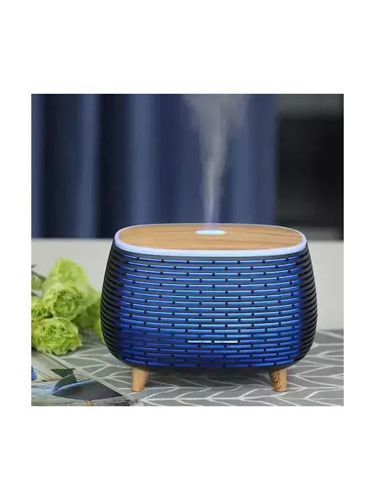 Ultrasonic Aromatherapy Diffuser Device – 7-Color Lamp 400 Ml 6w Kp-7049 White Black