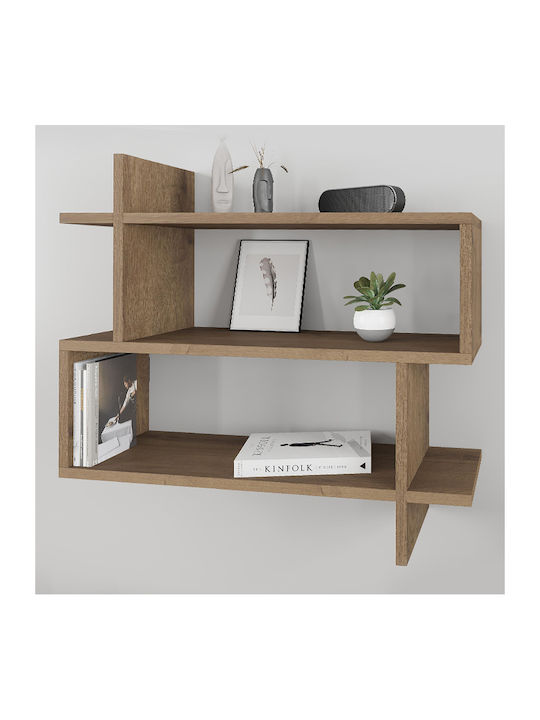 Рафт Стенен Paralel Open Walnut 70x22x65см.