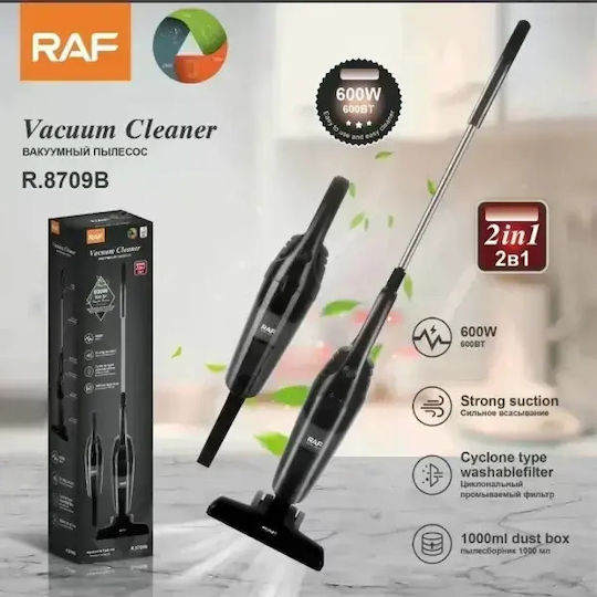 Raf R.8709 Ηλεκτρική Σκούπα 2 σε 1 Stick & Χειρός Μπλε