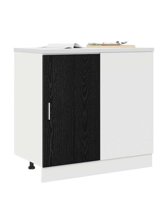 Ъглов Шкаф Окачен Black Oak 86x46x81.5бр