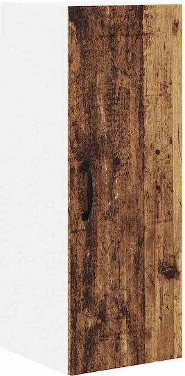 Schrank Wand Schwarz 30x31x80cm