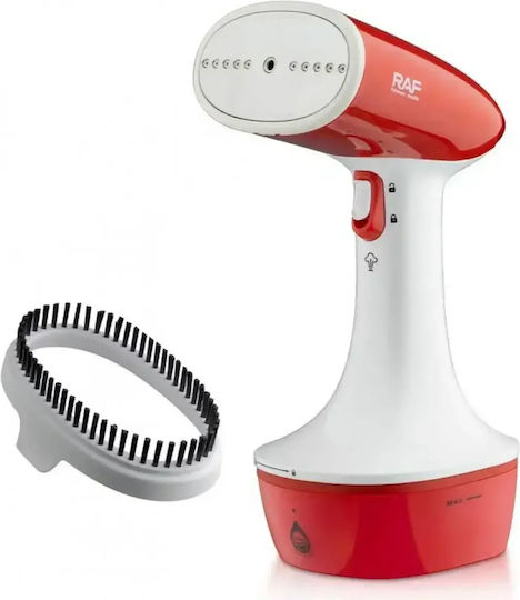 Raf R.1239 Aparat de călcat cu abur pentru haine de Mână 1500W cu rezervor 300ml Roșu