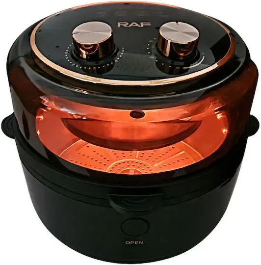 Raf Air Fryer 5.5lt Μαύρο R.5336