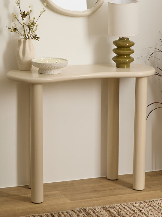 Desk Wooden Ecru 100x40x80cm