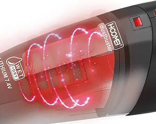 Hoomei Επαναφορτιζόμενο Σκουπάκι Χειρός 7.4V Κόκκινο