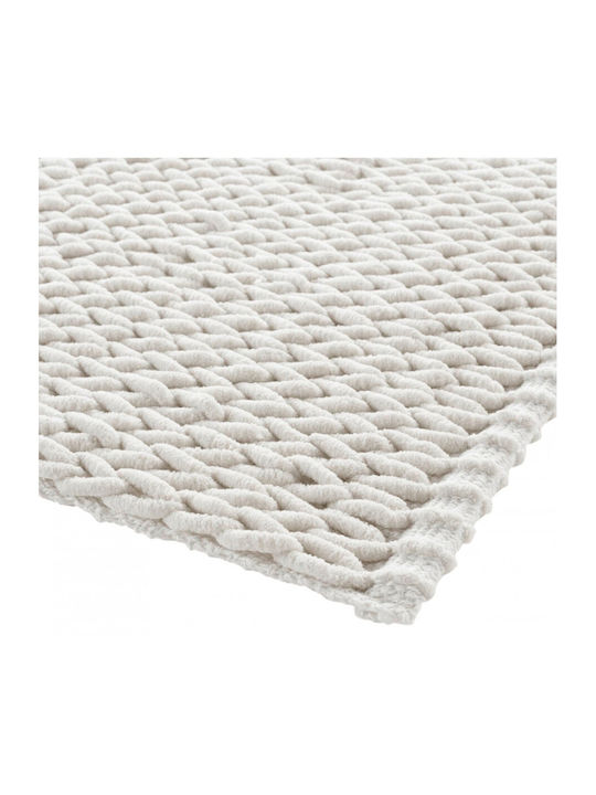 Atmosphera Pat Mat De Baie Douceur D`interieur Isalis 1801952 Alb 50x80 cm