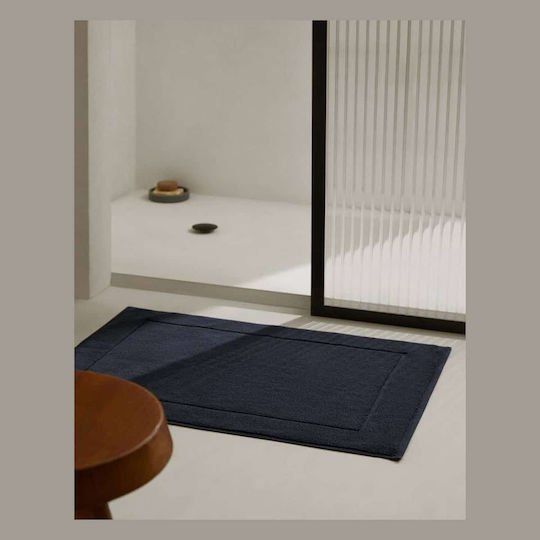 Astron Italy Badematte Baumwolle Rechteckig 716 Schwarz 50x70cm