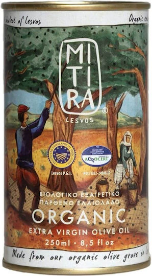 Mitira Lesvos Extra Virgin Olive Oil Organic Product Lesvos 250ml