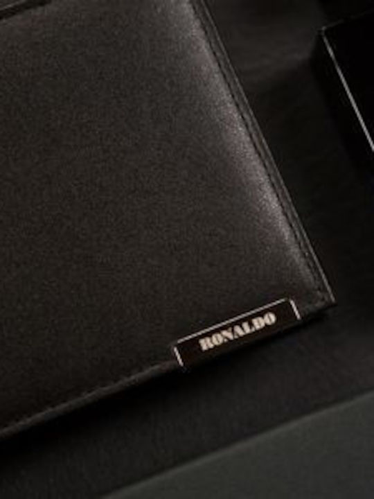 Δερμάτινο Ανδρικό Πορτοφόλι με RFID Μαύρο