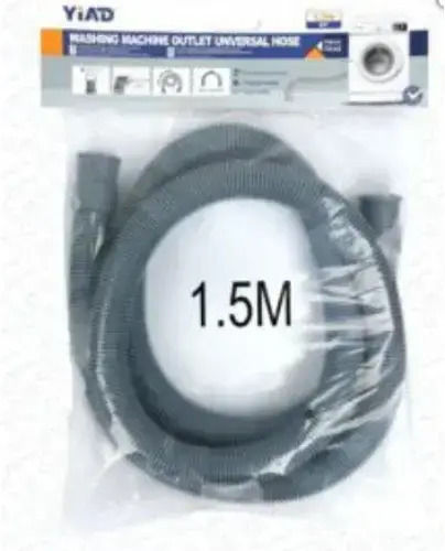 Replacement Washing Machine Hose 1.50m Grey