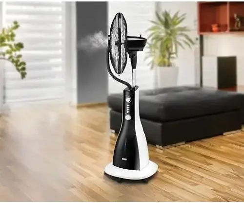 Hoomei Misting Fan 90W with 40cm Diameter Remote Control Black