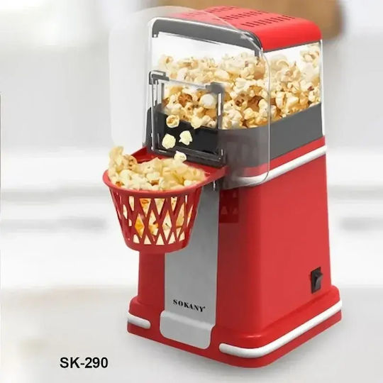 Sokany Popcorn Maker Hot Air 1200W
