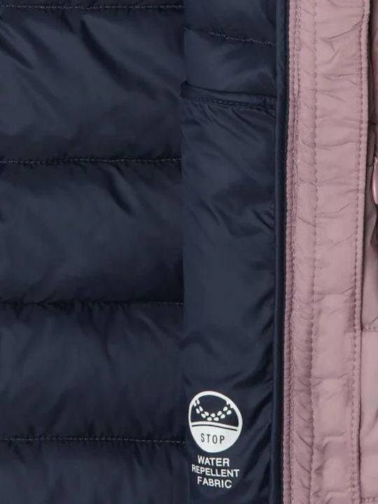 Kinder Freizeitjacke mit Futter & Kapuze Pink