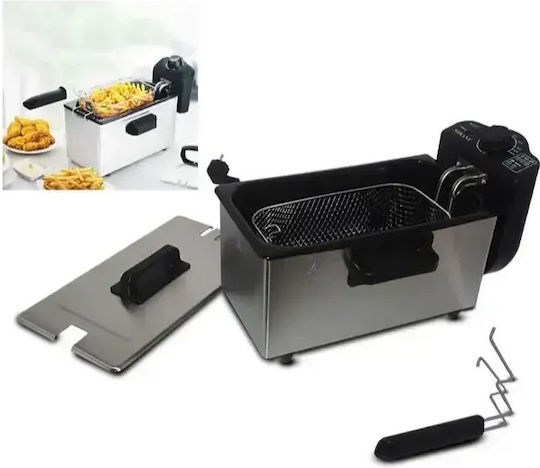 Sokany WJ-804 Deep Fryer 1.5lt Silver