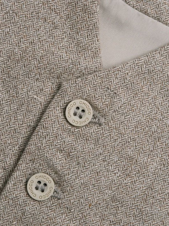Kids' Set with Pants Winter 2pcs Beige