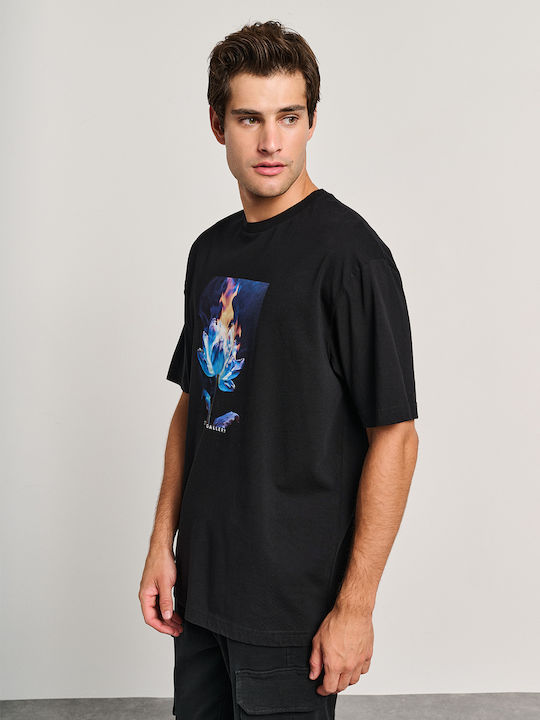 T-shirt Μαύρο