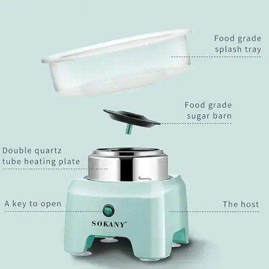 Sokany Candy Floss Maker 29.8cm Blue
