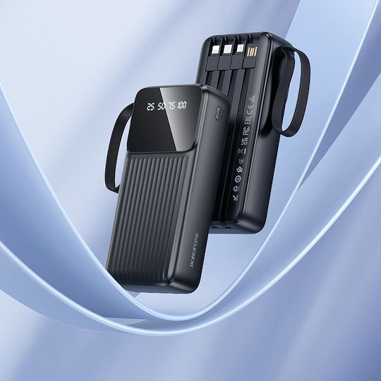 Borofone BJ76A Baterie Externă MagSafe 20000mAh 15W Power Delivery / Quick Charge Neagră