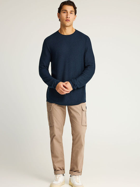 Long Sleeve Navy Blue Sweater
