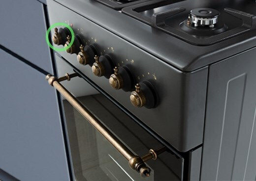 MPM Cooker 58lt W50cm. Black