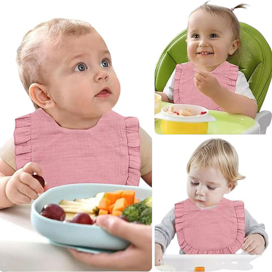 Queen Mother Baby Bib Fabric Beige for 3 Months