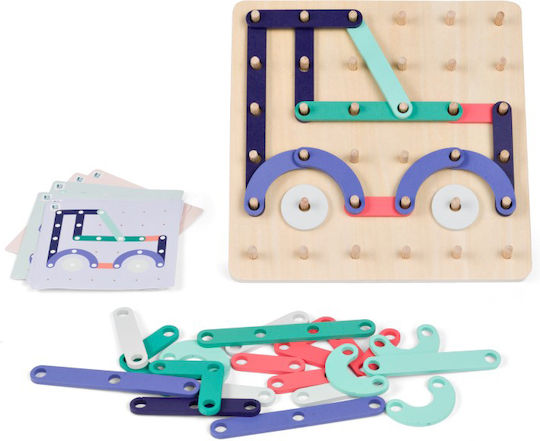 Πολύχρωμο Ξύλινο Παιχνίδι Στρατηγικής New Bs Toys Ga529 Bs Toys Ga529
