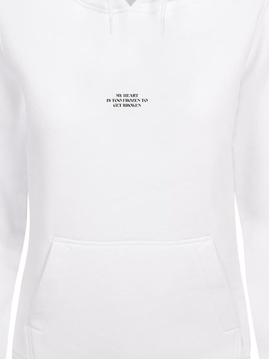 Miss Tee Too Frozen Hoody White Fw18 Mst056-00220