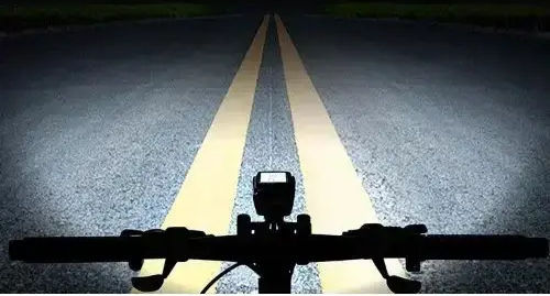 BK-1920 Rechargeable Front Bicycle Light Black LED with Horn and Wireless Speedometer