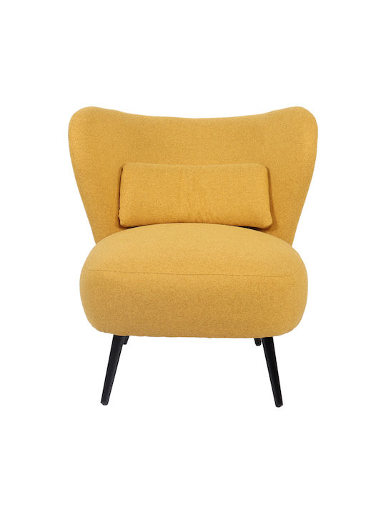 Nagreta Ohrensessel Yellow 77x73x74cm