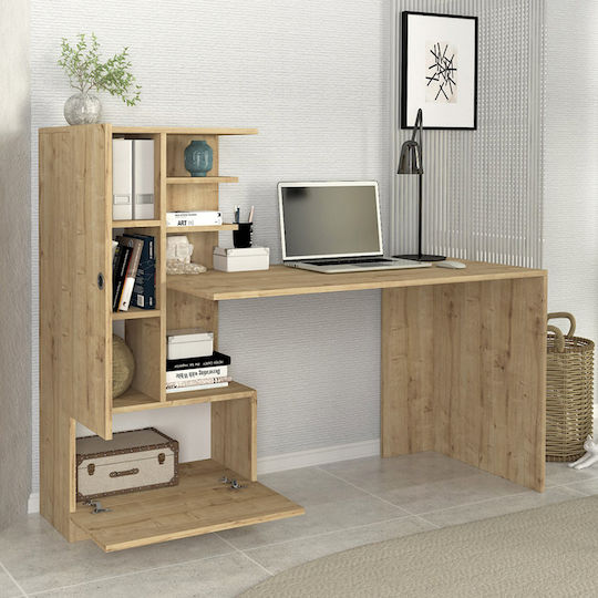 Γραφείο Domingo 149.5x60x120εκ. Sapphire Oak