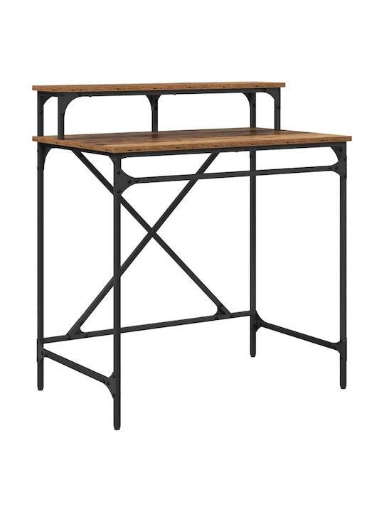 Computer Büro Holz Old Wood mit Metallbeinen 80x50x90cm