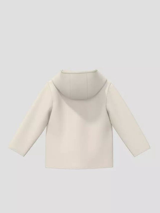 Kids Sweatshirt Cardigan Ecru