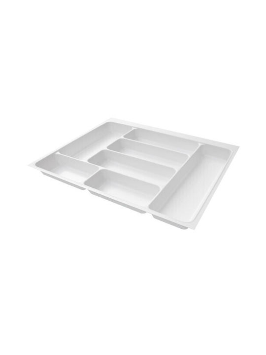 Agoform Tăvi Pentru Tacâmuri De Sertar Din Plastic 29x48cm Albă