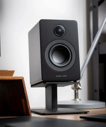 Argon Audio Масички Тонколонни стойки (Двойка) в Черен Цвят
